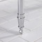 Fauceture KVPB372271CP 37-Inch Console Sink with Brass Legs (Single Faucet Hole), White/Polished Chrome KVPB372271CP - alternate 3